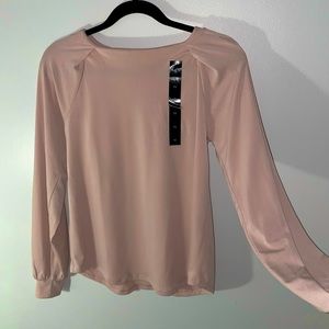 Women’s Banana Republic XS Pink / Blush Long Sleeve Blouse - NEW with Tags!